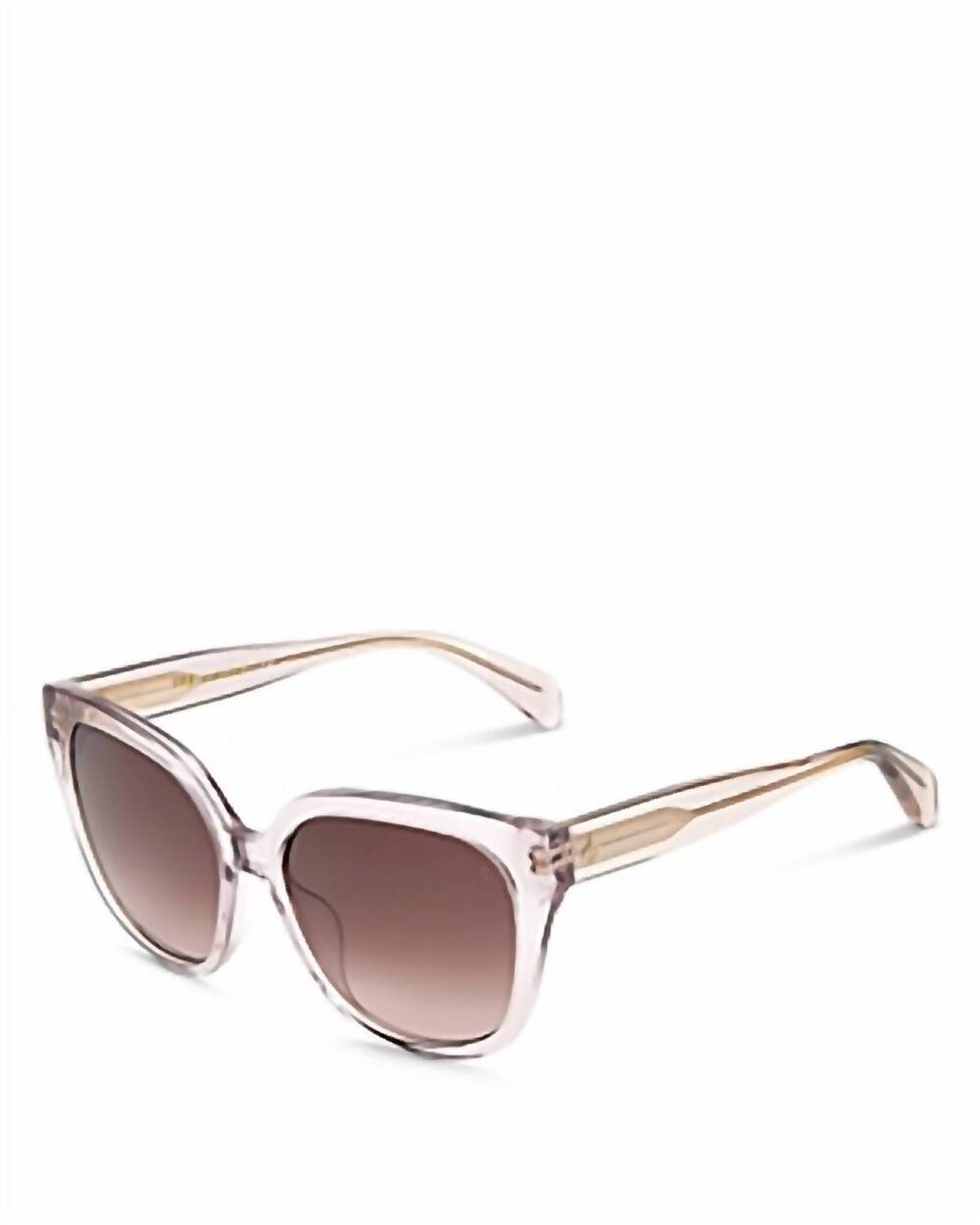 NEW RAG & BONE women's rnb1073/s 09q ha sunglasses in brown/ brown gradient
